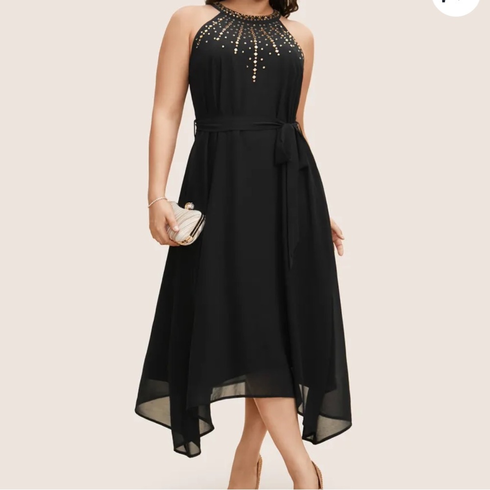 Black Embellished Dress